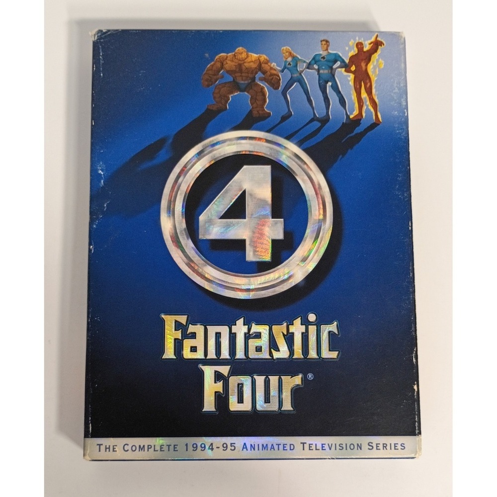 Fantastic Four Complete 1994-95 Animated Television Series (DVD, 2005) Case Wear